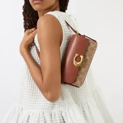 Clearance Zoe Logo Shoulder Bag Women Shoulder Bags