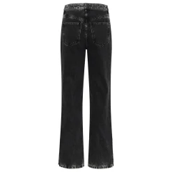 Discount Zuva High-Rise Button Leg Flared Jeans Women Denim